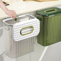 [COD] trash can wall-mounted with transparent light luxury kitchen waste special toilet paper basket