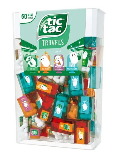 Tic Tac Travels Mini Mixed 228 grams - 60 mini boxes | Lazada PH