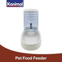 Kanimal Food Feeder ที่ให้อาหารอัตโนมัติ ชามอาหาร พร้อมฝาเปิด ยางกันลื่น สำหรับสุนัขและแมว Size L ความจุ 3.8 ลิตร