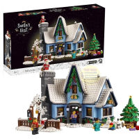 Bela T88088 Santas Visit Winter House Christmas Scene Building Block Set 1445 Pieces