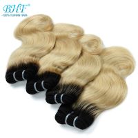 BHF Ombre Brazilian Body Wave Human Hair Bundles 50g/pc 1B/27 1B/613 Non-Remy Hair Extensions 8 Inch can make wigs