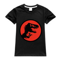 Jurassic Park เด็กวัยหัดเดินเด็กผู้หญิงเสื้อแขนยาวเด็กผ้าฝ้ายครึ่งแขนฤดูร้อน Tees เสื้อผ้าเด็ก Moisture