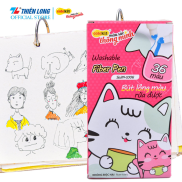 Bút lông 36 màu Fiber Pen Washable - Nét Mảnh Nét To - Colokit SWM-C006