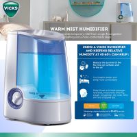 USA  เครื่องทำไอระเหยแบบอุ่น Vicks Warm Mist Humidifier with Auto Shut-Off, 1 Gallon