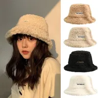 [Ảnh thật] Mũ bucket lông cừu phong cách Hàn Quốc mềm mại -Mũ bucket lông cừu Liastore phong cách Hàn Quốc (Mũ Nón Thời Trang Nam Nữ)