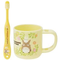 Skater KTB5 cup toothbrush set with stand Totoro