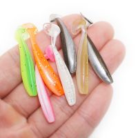 hot！【DT】 10pcs Silicone Soft Lures Piece Artificial Tackle Bait 3.5/4.5cm Goods Fishing Sea Rockfishing Swimbait Wobblers