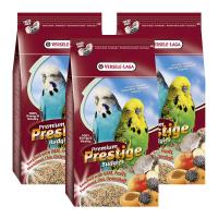 Versele-Laga Premium Prestige Budgie Bird Food 1kg (3 bags) อาหารนกหงส์หยก สูตรพรีเมี่ยม 1kg (3 ถุง)