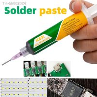 ☜✠✺ 183℃ Solder Paste Syringe Flux for Soldering SMD BGA IC PCB Needle Tube Tin Solder Paste Welding Paste Welding Components