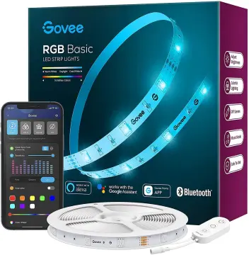 Govee RGBIC Pro LED Strip Lights, 32.8ft Color Changing Smart LED Strips,  Works with Alexa and Google, Segmented DIY, Music Sync, WiFi and App