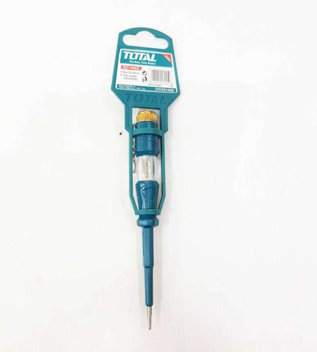 total-รุ่น-tht291408-ไขควงลองไฟ-ไขควง-ขนาด-5-1-2-นิ้ว-3-140mm-voltage-tester