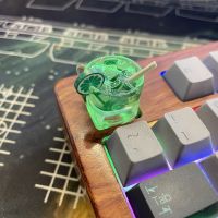 Three-Dimensional Lemon Resin Keycap Game Mechanical Cap Transparent Cross-Axis Electric