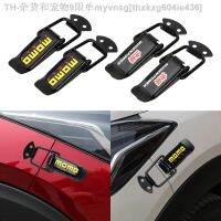 【CW】┇  2pcs Metal Car Fasteners Stickers Design Door Hood Clip Hasp Truck Road Racing Accessories Decoration