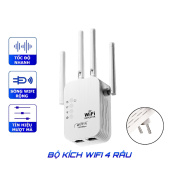 Bộ kích sóng wifi 4 râu tốc độ 300mbps 2 cổng RJ45 cắm trực tiếp dùng cho