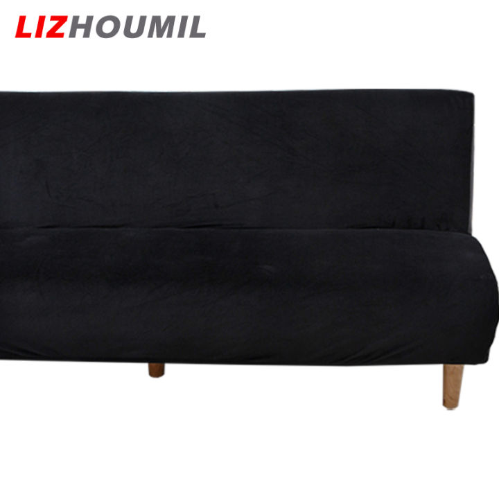 lizhoumil-ผ้าคลุมโซฟาแบบพับได้หนา-ไม่มีที่วางแขนป้องกันเฟอร์นิเจอร์ที่คลุมโซฟายืดได้สูง