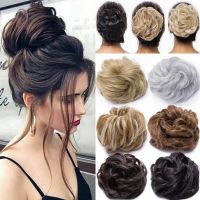 [Ready Stock] Real Thick Curly Messy Bun Hair Piece Scrunchie Natural Hair Extensions Fashion Wigs &amp; Extensions