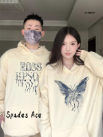 Spades Ace เสื้อฮู้ด เสื้อแขนยาวอบอุ่น หลวมและสบาย น่ารัก ล้ำสมัย สบาย แฟชั่น A28J0XO 41Z231013