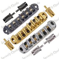 WK-A Set Roller Saddle Tune-O-Matic Bridge For Electric Guitar - Chrome - Black - Gold for choose