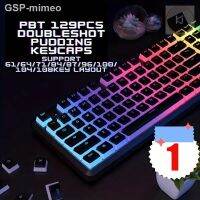 ♟♨Mimeo Pudim Keycap Para Teclado Mecânico Altura Retroiluminada วัสดุ Pbt Capa De Duas Cores 129 Teclas Mx Compatibilidade