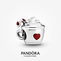 Official Store Pandora Cocoa &amp; Candy Cane Charm