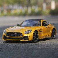 WELLY 1:24 -Benz GTR Supercar ล้อแม็กรถยนต์ D Iecasts และของเล่นยานพาหนะรถรุ่นขนาดเล็กขนาดรุ่นรถของเล่นสำหรับเด็ก