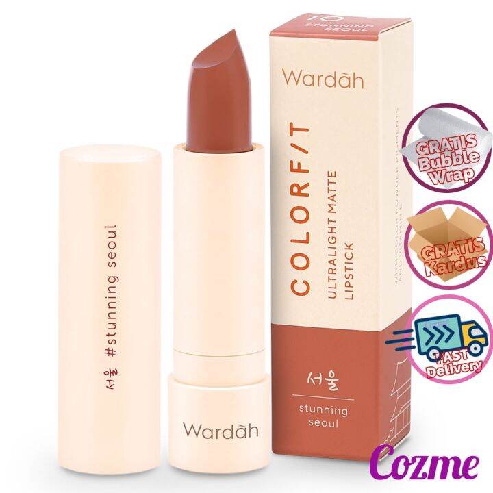 Wardah KOREA EDITION COLORFIT Ultralight Matte Lipstick | Lazada