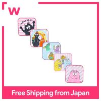 Marushin Mini Towel ชุด5 Barbapapa Happy Family Barbapapa 5525002800 15X15Cm