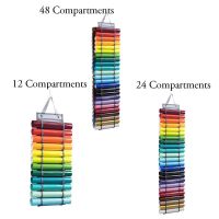 ROW Adjustable Storage Rack Easy to Use Hanging Organizer Storage Vinyl Roll Holder Wrapping Paper DIY Windy Application Durable Multifunctional Wall Mount