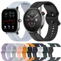 LASGO สายนาฬิกาข้อมือซิลิโคน สําหรับ Huami Amazfit GTR 4 3 3pro 2 2e 20 มม. 22 มม. Amazfit GTS 4 3 2 2e 2 mini Bip U Pro