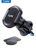 ○  TOPK Magnetic Car Phone Holder 360 Rotation Air Vent Car Phone Mount Upgrade Hook Clip Phone Car Stand for Cellphones