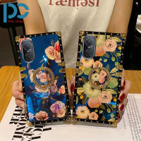 เคสร้านค้าออนไลน์สีชมพูสำหรับ Huawei Y9 2019 Y6 PRO 2019 Y7 2019 Y9 Prime 2019 Nova 5T Nova 8 SE Nova 9 Se Nova 9 Se Nova 10 SE 3D รูปแบบที่ได้วาดไว้ดอกไม้บลูเรย์ระดับไฮเอนด์วัสดุ TPU เคสนิ่มใส่โทรศัพท์และวงเล็บ