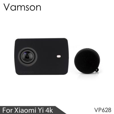 Vamson เคสป้องกันซิลิโคนอุปกรณ์เสริมกล้อง Xiaoyi 2 4K,เคสกันฝุ่นที่ครอบสำหรับ Xiaomi ผิวสำหรับ Vp628 Yi 2 4K