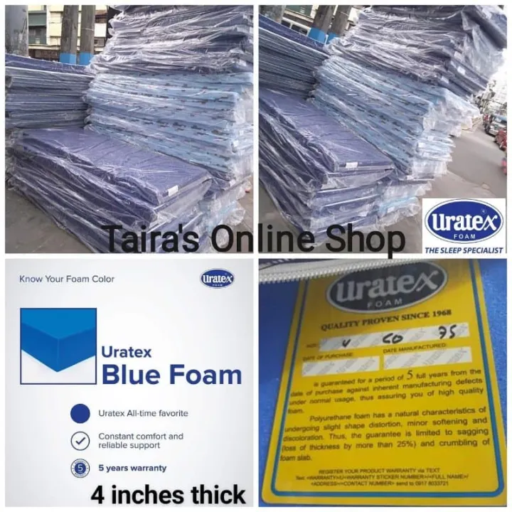 Original Uratex Foam, 4 Inches Kapal..5yrs Warranty With Cover ...