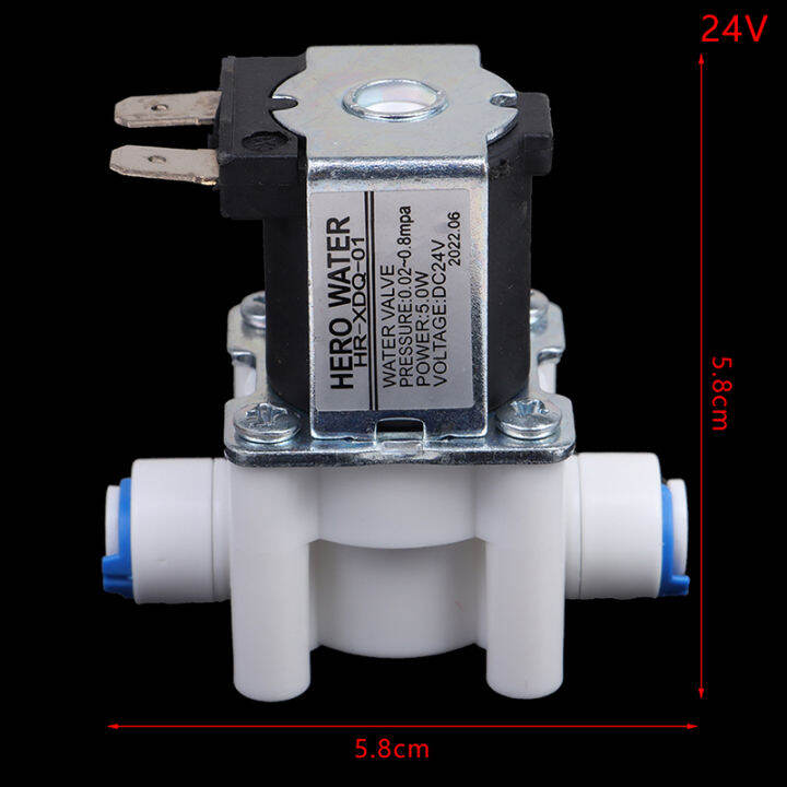 CHANGDA 1PC Inlet solenoid valve, 12V/24V pure water machine, water