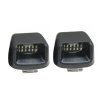 ไฟกันชนหลังป้ายทะเบียนรถ LED Frontier 6500K DC12-24V 2ชิ้นสำหรับ Nissan