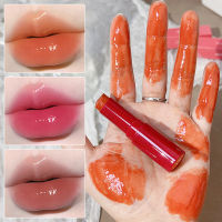 HERORANGE ลิปสติกชิมเมอร์สีหวานแวววาวลิปเคลือบริมฝีปากผิวถ้วยแบบไม่ติดพื้นผิวกระจกใบหน้าใสสินค้าใหม่