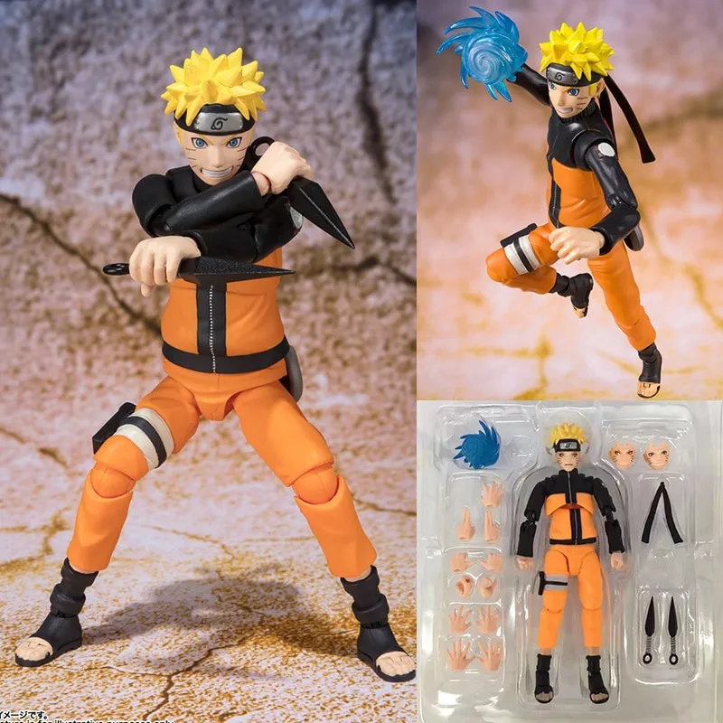 Bandai Original S.H.Figure naruto shippuden naruto Anime Action Figure  Model Toys Collectible Model Ornaments Gifts For Children - AliExpress