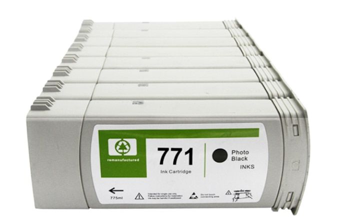 เข้ากันได้กับ-hp-771ตลับหมึกที่ได้รับการตกแต่งใหม่ด้วย-hp-หมึกสำหรับ-hp-เม็ดสี-z6200-z6600เครื่องพิมพ์-z6800