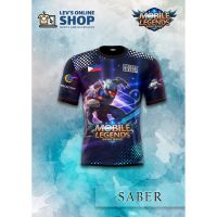 Mobile Legends ML Shirt  - Saber - Excellent Quality Full Sublimation T Shirt 3D T Shirt Summer Short Sleeve Tee