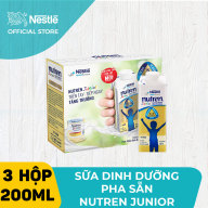 combo 3 hộp Sữa dinh dưỡng pha sẵn Nutren Junior 200ml thumbnail