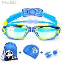 Swimming Goggles for kids Boys Girls Anti-fog Glasses color pink blue