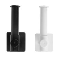 Toilet Paper Holder L Shape Plastic Tissue Rack Wall Mounted Bathroom Kitchen Storage Shelf  Black Toilet Roll Holders