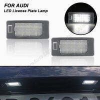 2Pc LED ใบอนุญาตจำนวนแผ่นโคมไฟสำหรับ Audi A4 B8 A5 S5 Q5 TT Roadster TTS Mk2 A7 RS5 TTRS A6 C7 Fabia Superb