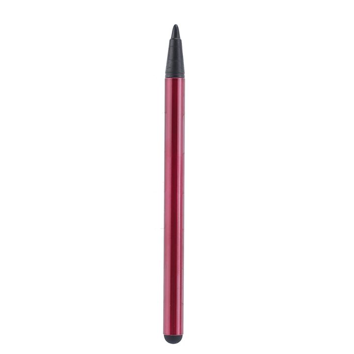 ราคาถูก-ปากกาหน้าจอสัมผัสแบบใช้คู่ที่เรียบง่ายโทรศัพท์มือถือปากกาหน้าจอสัมผัสปากกาโลหะสัมผัส