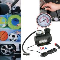 Fourteen ปั้มลมไฟฟ้าสำหรับรถยนต์ Air pump 300PSI 12V(สีดำ)