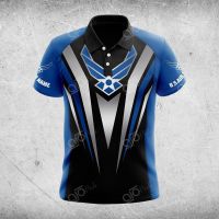 2023 NEW Style Custom Name U.S.Air Force Blue Polo Shirtsize：XS-6XLNew product