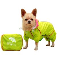 Small Pet Dog Hoody Jacket Rain Coat Waterproof Clothes Slicker Jumpsuit Apparel dog clothes for small dogs raincoats girl boy