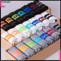 POPART 7pairs ใหม่ แฟชั่น ไม่เป็นทางการ กีฬา ถุงเท้าสัปดาห์ ฝ้าย ข้อเท้า ลูกทีม