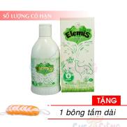 Nước tắm thảo dược ELEMIS 200ml cho trẻ sơ sinh chống rôm sẩy Tặng 1 bông