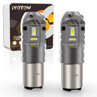 IVOTOW BA20D LED รถจักรยานยนต์ไฟหน้าหลอดไฟ Hilo Beam S2หลอดไฟชุดแปลงสำหรับรถมอเตอร์ไซด์รถ A U ไฟหน้า3000LM 12โวลต์